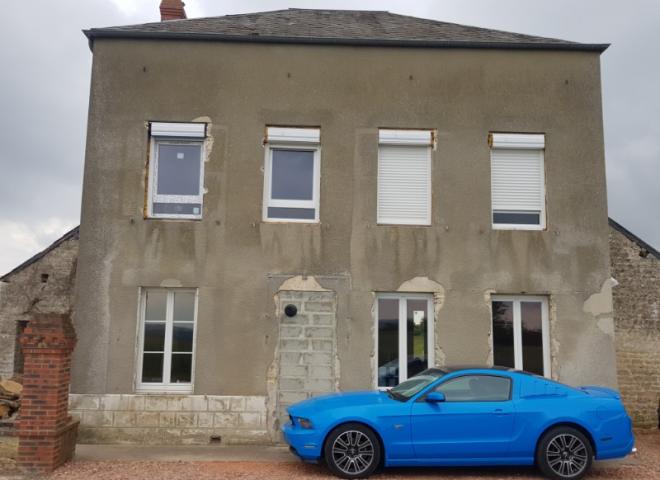 Rénovation à Bazoches au Houlme (10 min de Falaise) en Normandie