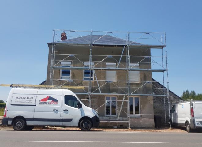 Rénovation à Bazoches au Houlme (10 min de Falaise) en Normandie